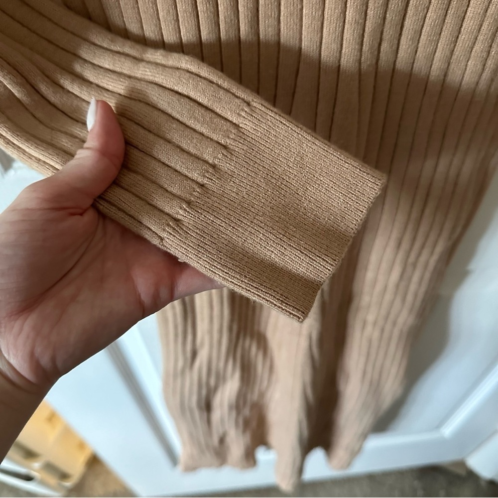 Tan Midi Dress - Picture 3 of 10